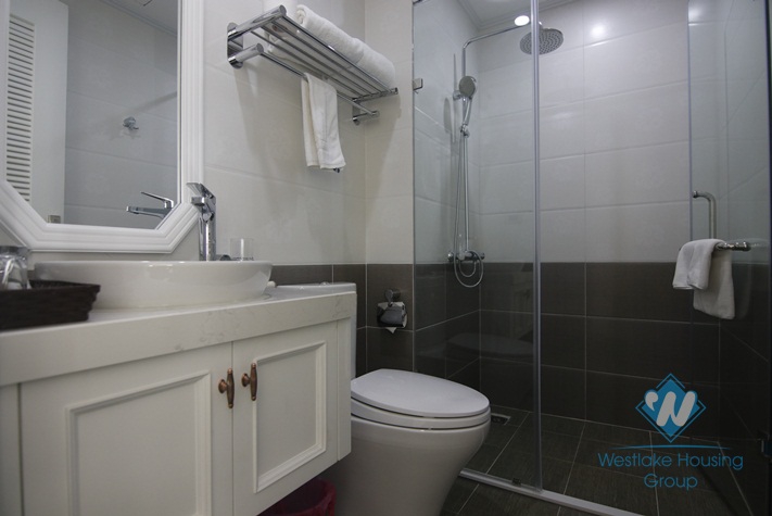 High floor luxury two bedrooms apartment for rent in city center, Hoan Kiem district, Ha Noi